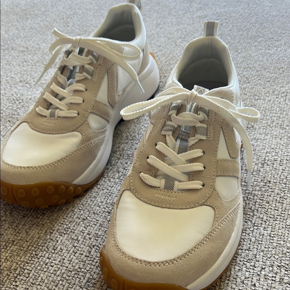 Keen Cream and Tan Sneakers brand new, never worn